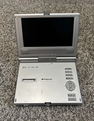 Polaroid PDM-0711 Portable DVD Player Swivel Screen 7" Untested No Cable W Case - Image 1 of 4