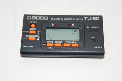 Boss TU-80 Tuner and Metronome for Acoustic Electric Guitar or Drums - EUC! - Image 1 of 2