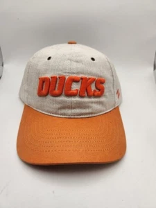 NWT Anaheim Ducks NHL Hat Cap- ARENA EXCLUSIVE - Orange ZEPHYR - Picture 1 of 7