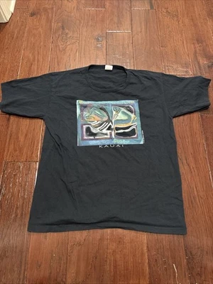 Vintage 1996 Kauai Picasso Fish Tee Shirt-Womens Large - Image 1 of 4