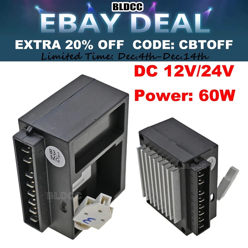 ZY-CC60DC12/24V-B3 Car Refrigerator Frequency Compressor Driver Controller ZH25G - image 1 of 4