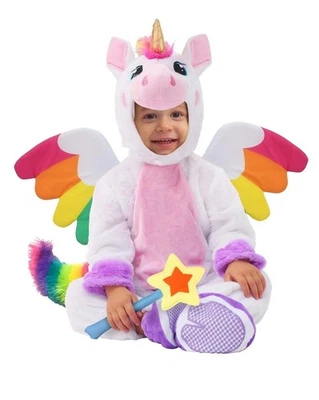 Toddler Rainbow Unicorn Costume 12-18 Months Halloween - Image 1 of 4