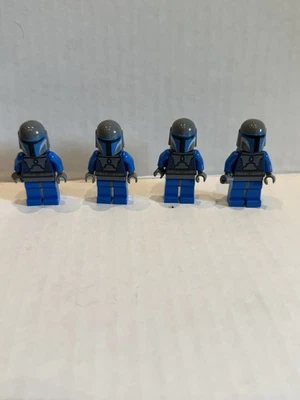 Lego Star Wars Minifigure LOT of 4 Mandalorian Death Watch Warrior Sw0296 - Image 1 of 3