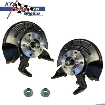 2x ACHSSCHENKEL VORNE L + R KOMPLETT VORMONTIERT FÜR AUDI / SEAT / SKODA / VW - Bild 1 von 4