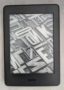 Kindle Paperwhite 7th Gen, 4GB, WIFI, built-in light, Black - MINT CONDITION  - Picture 1 of 8