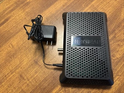 NETGEAR CM1000 Wired-Ethernet (RJ-45) Cable Modem - CM1000100NAS (Black) - Image 1 of 3