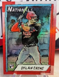 2025 Topps Shoebox Treasures Dylan Crews #FL-10 Rookie RC Rainbow Foil /25 - Bild 1 von 2