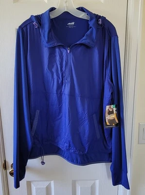 Chaqueta Pullover Avia 1/4 Cremallera XL 16-18 Azul 1/4 Cremallera Sudadera con Capucha Cortavientos Activa  Foto 1 de 4