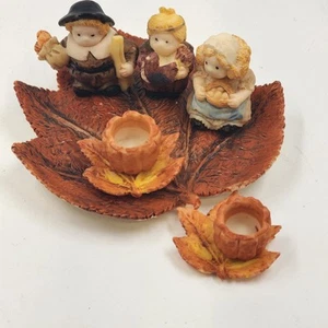 Popular Imports TS253 8 piezas Juego de té miniatura Acción de Gracias Otoño Resina de poliestireno - Imagen 1 de 15