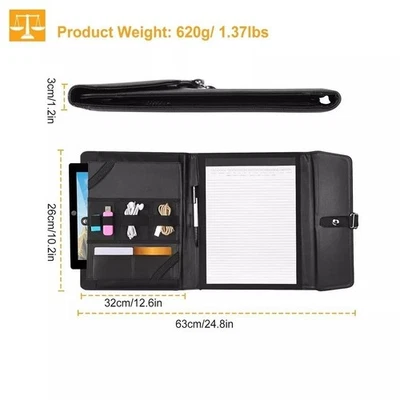 Estuche de Transporte Portafolio para Bloc de Notas y Tabletas Empresariales con Asas para Tablet PC de 9.7" Foto 1 de 4