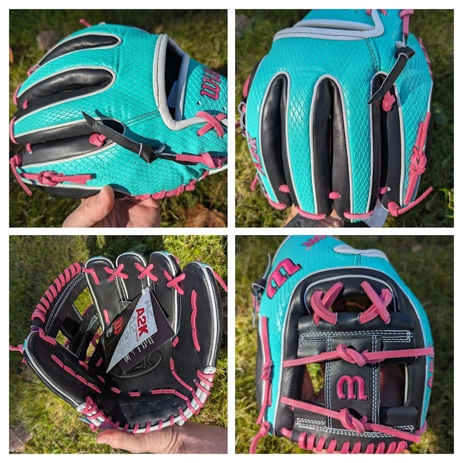 (2025) Wilson A2K 系列 1720SS 11.5 英寸 (DATDUDE) RHT 内场手套 (WBW103288115) — 第 1/4 张图片