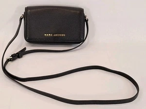 Marc Jacobs Schwarz Leder Mini Handtasche Gold Buchstaben Pebbled Grove (H108L01FA31) - Bild 1 von 11