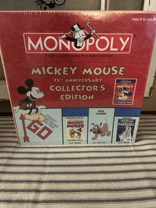 Mickey Mouse 75th Anniversary Monopoly Collector's Edition 2004 NIB Sealed - Picture 1 of 7