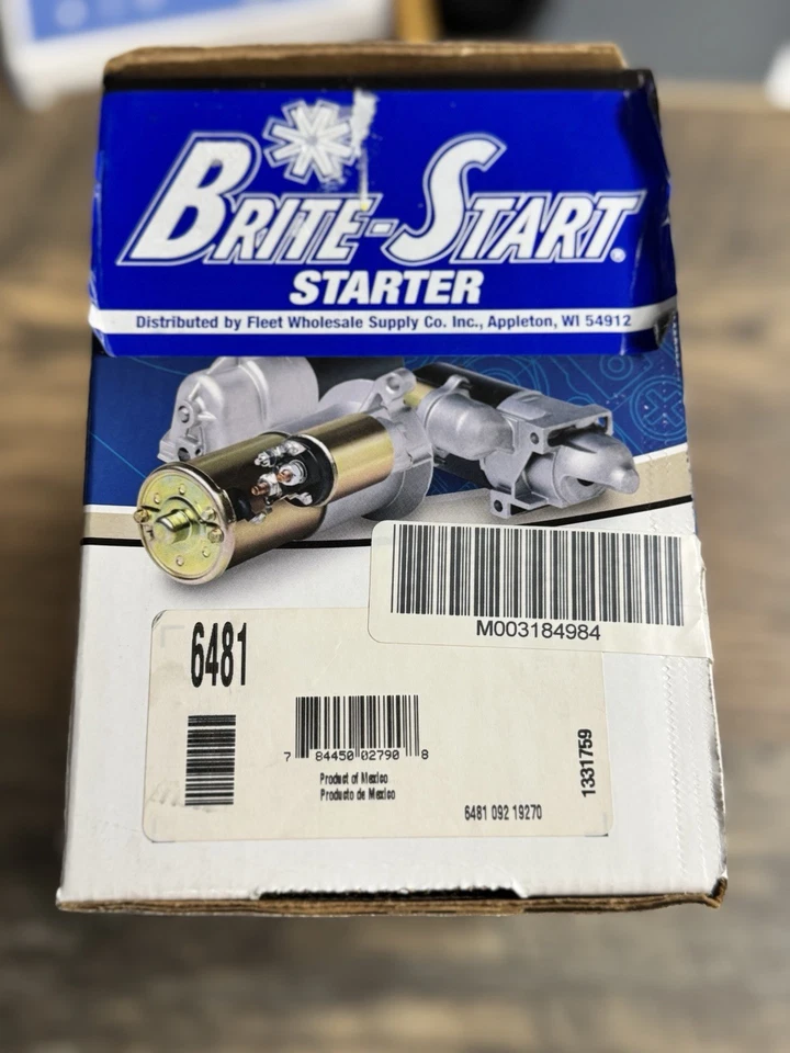 Motor De Arranque para GM Cavalier S10 Sonoma, Sunfire, Century, Impala+Más 6481 Foto 1 de 4