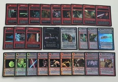 2000 Decipher Star Wars CCG Tournament Foil Near Complete Set 26/28 Cards LP/NM - Image 1 of 4