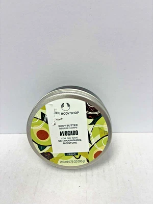 The Body Shop AVOCADO Body Butter For Dry Skin Vegan (6.75 oz/ 200ml)  NEW - Image 1 of 2