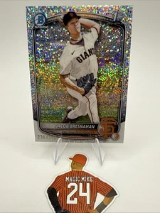 Jacob Bresnahan 2025 Bowman Chrome #BCP-53 Speckle Refractor /299 RC SF Giants - Picture 1 of 3