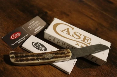 Case XX Damasco 2023 acero al carbono vintage Bone Sod Buster Jr. (6137 DAM) 77461 Foto 1 de 4