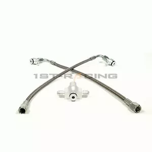 TD03 N54 Turbo Oil Feed Lines for BMW 135i 335i 535i 3.0l N54 2007-2010 - Foto 1 di 4