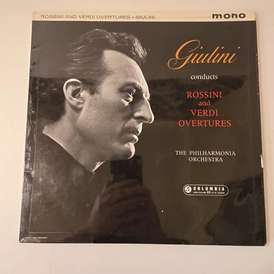Giulini Rossini Verdi Overtures Columbia 33CX 1726 UK Mono LP 1961 - Image 1 of 4