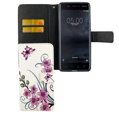 Custodia Cellulare Protezione per Nokia 5.1 Cover Borsa Wallet Telefono Bumper - Immagine 1 di 4