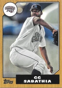 2024 Topps Pro DeBut CC SABATHIA MiLB Legends -Mahoning Valley Scrappers- MiLB-4 - Picture 1 of 1