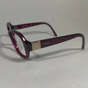 Vogue VO 5108-S Ruby Red / Gold Womens Eyeglasses Frames Only 55-17-135 - Picture 1 of 7