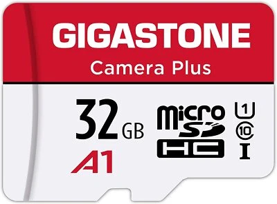 Gigastone 32GB Micro SD Card A1 Camera Plus - Image 1 of 4