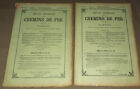 revue générale des Chemins de Fer & Tramway 1907 / 2 articles Gare Valenciennes 