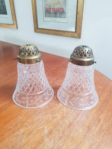 edwardian crystal lamp shades brass gallerys Cover