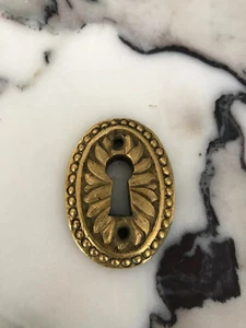 PE Guerin Louis XVI Keyplate 70710 Gold Plates Messing wie Sherle Wagner - Bild 1 von 6