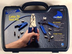 Kit de herramientas de televisión por cable coaxial Data Shark Home Entertainment RG6 70008 - Imagen 1 de 5