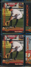 Lot (2) 2010 Choice 3 Buck Britton Frederick Keys Player Lot (GI1) SWSW7