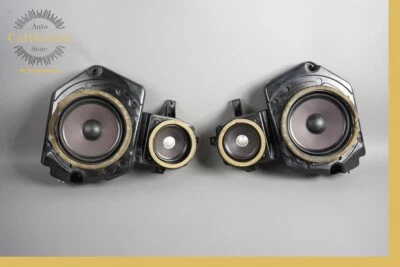 90-95 Mercedes R129 500SL 300SL SL500 Right and Left Door Panel Speaker Set OEM - Image 1 of 4