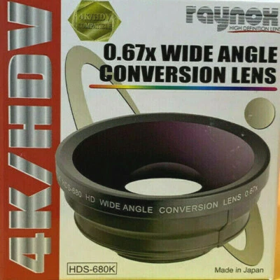RAYNOX HDS-680 HDS-680K 0.67x Wide Angle lens SONY HDR-CX160/CX160E/CX160EB.CEN - Image 1 of 4