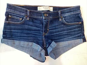 Abercrombie Booty Shorts Size 4 W/27 Daisy Dukes - Picture 1 of 8