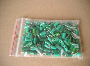 100 gebrauchte Stecker grün für Modellbau - Bild 1 von 4