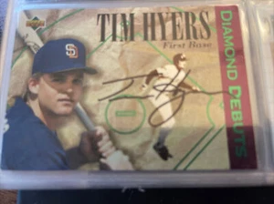 Tim Hyers autographed (Padres) 1994 Upper Deck Diamond Debuts Card #516 - Picture 1 of 3
