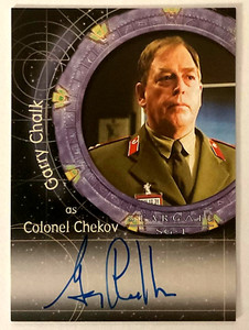 Stargate SG-1 Season 6 Autograph Card A29 Garry Chalk as Colonel Chekov