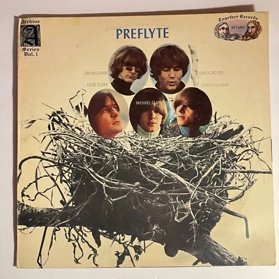 David Crosby, Jim McGuinn, Chris Hillman, Gene Clark, Michael Clarke – Preflyte Foto 1 de 4