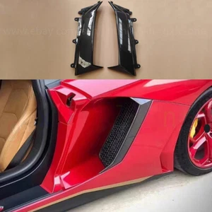For Lamborghini Aventador LP700 Carbon Fiber Side Vent Air Intake Cover Trim - Picture 1 of 11