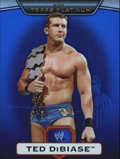 2010 Topps Platinum WWE Blue #42 Ted DiBiase Jr. /199