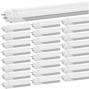 T8 LED Tube Light Bulb 22W 6000K Shop Light Fixture 4FT Type B Without Ballast - Picture 1 of 11