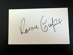 RONNIE COPE - FORMER MANCHESTER UNITED FOOTBALLER - SIGNED WHITE CARD - Picture 1 of 1
