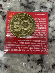 McDonald's 50th Anniversary Big Mac Coin (1998-2008) 50 Years Of Big Mac - Picture 1 of 3