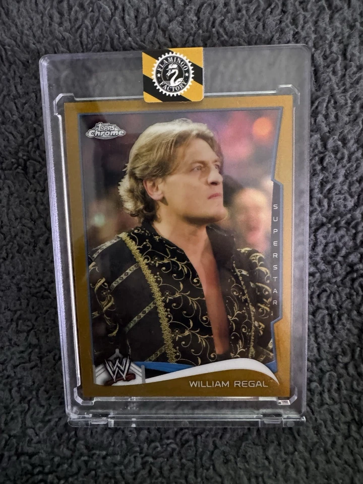 2014 Topps Chrome WWE Refractor William Regal 42/50 no.95 Foto 1 de 2