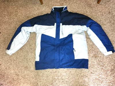 Columbia Bugaboo 3 In 1 Men's Winter Jacket Size L Blue/Light Gray OMNI Tech - Image 1 of 4