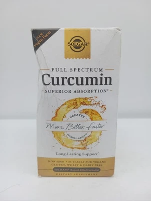 Extracto líquido de curcumina Solgar 60 cápsulas blandas, liquidación para CAD 6/26 Foto 1 de 3