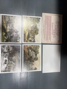 Currier und Ives Lithographien "American Homestead" Vier Jahreszeiten Serie - Bild 1 von 3