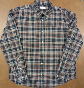 Camicia uomo Mutual Weave blu e rossa a quadri manica lunga taglia XL - Foto 1 di 9